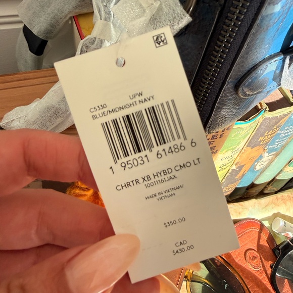 Coach Blue and Gray Camo Crossbody Bag - Picture 7 of 7